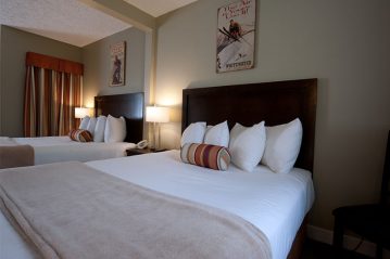 Queen Bed Hotel Room